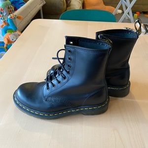 Dr. Marten Smooth Lace Up Boot Black 37 EU
